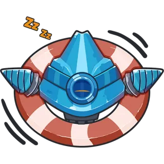 😴 17d3f12b ZZZZ 睡觉, 做梦, 机器人, 累, 午睡, zzz telegram sticker