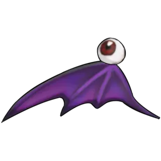 😀 6cfdd89f monster, eye, bat, purple, creature, fantasy telegram sticker