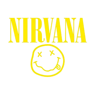 🤘 31e1f468 NIRVANA nirvana, banda, música, smiley, logo whatsapp sticker