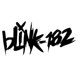 🤘 73f44aeb blink-182 banda, música, pop punk, Blink 182, logo whatsapp sticker