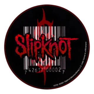 🤘 d50fc004 Slipknot banda, música, Slipknot, metal, rock, logo whatsapp sticker