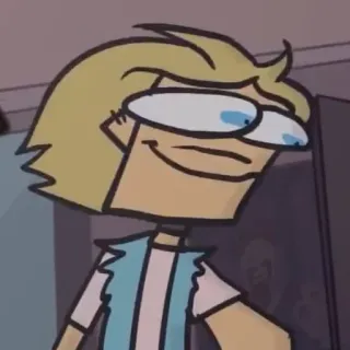 🙂 147ae2db dessin animé, personnage, blonde, animation telegram sticker