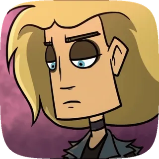 😔 d6f9bd4a การ์ตูน, ตัวละคร, ภาพประกอบ, อีโม, ทางเลือก, สีบลอนด์ telegram sticker