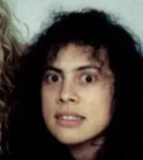 🙂 2221ba78 Kirk Hammett kirk hammett, metallica, guitarist, metal, ban nhạc telegram sticker