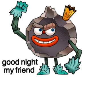 😊 f3102ab1 卡通, 角色, 生物, 国王, 皇冠, 怪物 telegram sticker