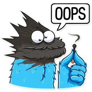 Cookie Monster whatsapp stickers