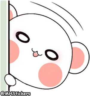 😈 be2b9cf4 @MHStickers schattig, beer, kawaii, dier, sticker telegram sticker