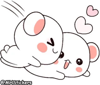 🤗 c1305542 @MHStickers schattig, beren, liefde, sticker, cartoon telegram sticker