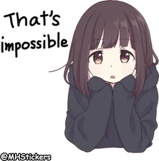 @MHStickers Kurumi Chan 1 telegram stickers