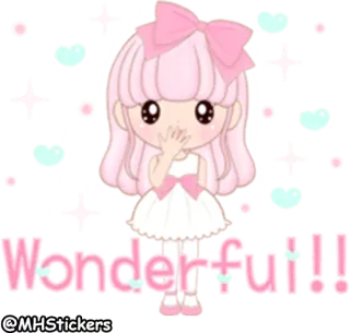 @MHStickers Little Princess telegram stickers