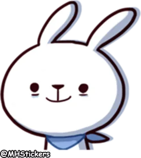 😊 96550194 @MHStickers thỏ, nhãn dán, dễ thương, động vật, thỏ con telegram sticker