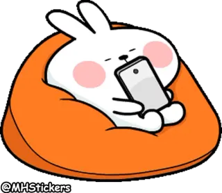 @MHStickers Spoiled Rabbit Animation telegram stickers