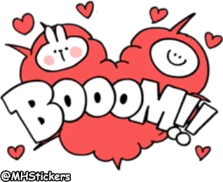@MHStickers Spoiled Rabbit Heart telegram stickers