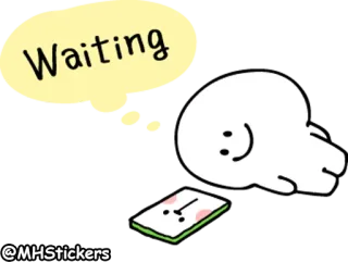@MHStickers Spoiled Rabbit Smile Person Contact telegram stickers
