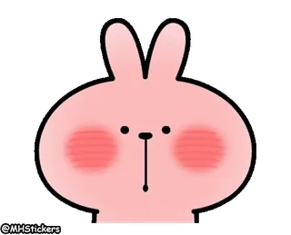 😅 602c751d @MHStickers conejo, conejito, animal, pegatina, lindo whatsapp sticker