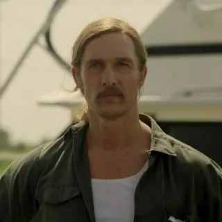 😒 fce85c42 man, portrait, Matthew McConaughey, actor whatsapp sticker