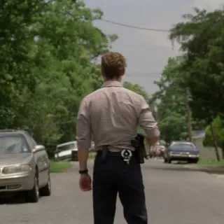 😝 fe3ae592 police officer, street, uniform, road, vehicle, car whatsapp sticker