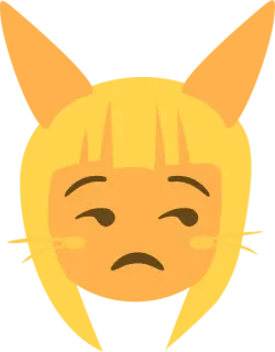 😒 a9d4142d Emoji, Gesicht, Ausdruck, Sarkastisch, Gelb telegram sticker