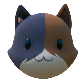 😸 2bdbf56f gatto, faccia, cartone animato, adesivo, animale whatsapp sticker