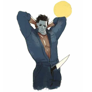 Michael Myers telegram stickers