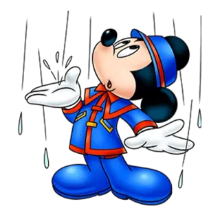 ☔ 2e42f9f9 Mickey Mouse hoạt hình, chuột, disney, nhân vật telegram sticker