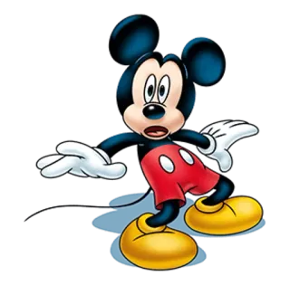 😖 448683f4 Mickey Mouse chuột Mickey, hoạt hình, Disney, nhân vật, hoạt họa telegram sticker