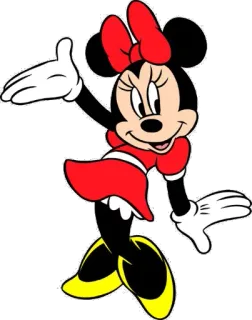 😀 d986e12d Minnie Mouse Minnie Chuột, hoạt hình, Disney, chuột telegram sticker