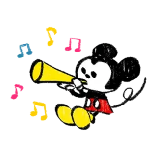 Mickey Doodles telegram stickers