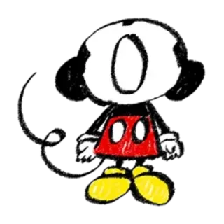 Mickey Doodles telegram stickers