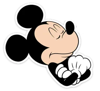 😤 1f7f8011 Mickey Mouse ミッキー, マウス, アニメ, ディズニー, キャラクター telegram sticker