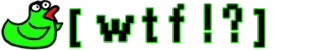 😦 e01c794c [ WTF !? ] wtf, 鸭子, 问题, 感叹, 震惊 whatsapp sticker