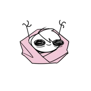 ☺️ 6983e95a Desenho animado, Desenho, Personagem, Simples, Rabisco telegram sticker