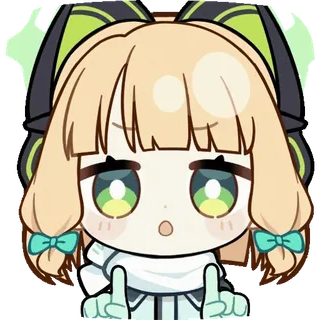 🙅‍♀️ 355e2ce2 Anime, Chibi, Mignon, Personnage telegram sticker