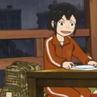 😆 837a22f7 Anime, Postać, Osoba, Mundur szkolny telegram sticker