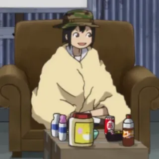 😀 dca41ae3 Anime, Postać, Koc, Napoje, Relaks telegram sticker