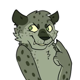 😼 24f53127 lin cẩu, furry, động vật, hoạt hình, nhãn dán telegram sticker