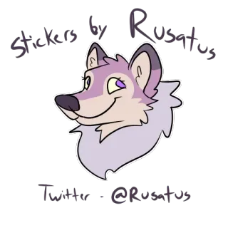 🆔 3c6e9cd9 Stickers by Rusatus
Twitter - @Rusatus sói, sticker, furry, dễ thương, động vật, hoạt hình telegram sticker
