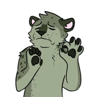 👌 83568961 buồn, động vật, mèo, lông, hoạt hình, khóc telegram sticker