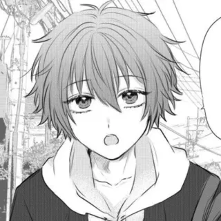 🌟 6da01637 Anime, Mangá, Desenho animado, Retrato, Menino, Adolescente whatsapp sticker