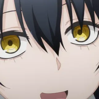 👻 09a1517d Anime, Ritratto, Occhi, Manga, Personaggio telegram sticker