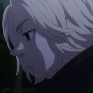 💖 eefe98f0 Mikey Tokyo Revengers อนิเมะ, ผู้ชาย, ภาพเหมือน, โปรไฟล์, จริงจัง, มังงะ, ไมกี้ telegram sticker