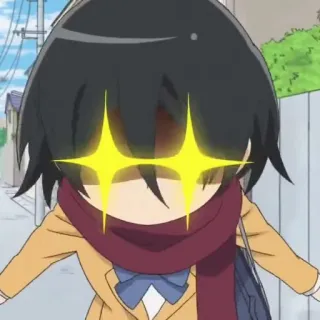 😎 f313c38e アニメ, ちび, キラキラ, 漫画, 可愛い telegram sticker