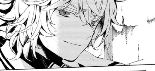 😏 4aa71824 Mikaela Hyakuya Owari no Seraph อนิเมะ, มังงะ, Seraph of the End, มิคาเอลา telegram sticker