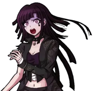 😰 fa6f528c Maki Harukawa Danganronpa V3: Killing Harmony Anime, Videogioco, Personaggio, Gotico, Maki Harukawa, Danganronpa telegram sticker