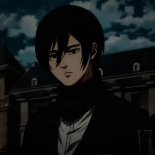 💡 a723b08c Mikasa Ackerman Attack on Titan Anime, Ataque dos Titãs, Mikasa, Ackerman, Personagem, Mangá telegram sticker