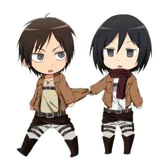 Mikasa Ackerman by Roka telegram stickers