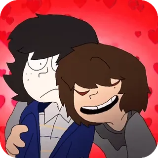 🎸 f63108f9 Cartoon, Liebe, Valentinstag, Umarmung, Freundschaft telegram sticker