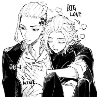 〰 26dc702a BIG LOVE
NIGI
NIGI อนิเมะ, ความรัก, ความรักใคร่, หัวใจ, คู่รัก telegram sticker