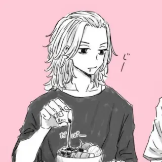 〰 2aa1723d だ ぱ ぁ อนิเมะ, การ์ตูน, มังงะ, ของหวาน, อาหาร, ตัวละคร telegram sticker