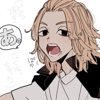 〰 aa3c0e47 あ。 อนิเมะ, มังงะ, ตัวละคร, ภาพประกอบ telegram sticker